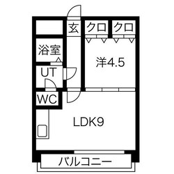 日映マンションⅢの物件間取画像